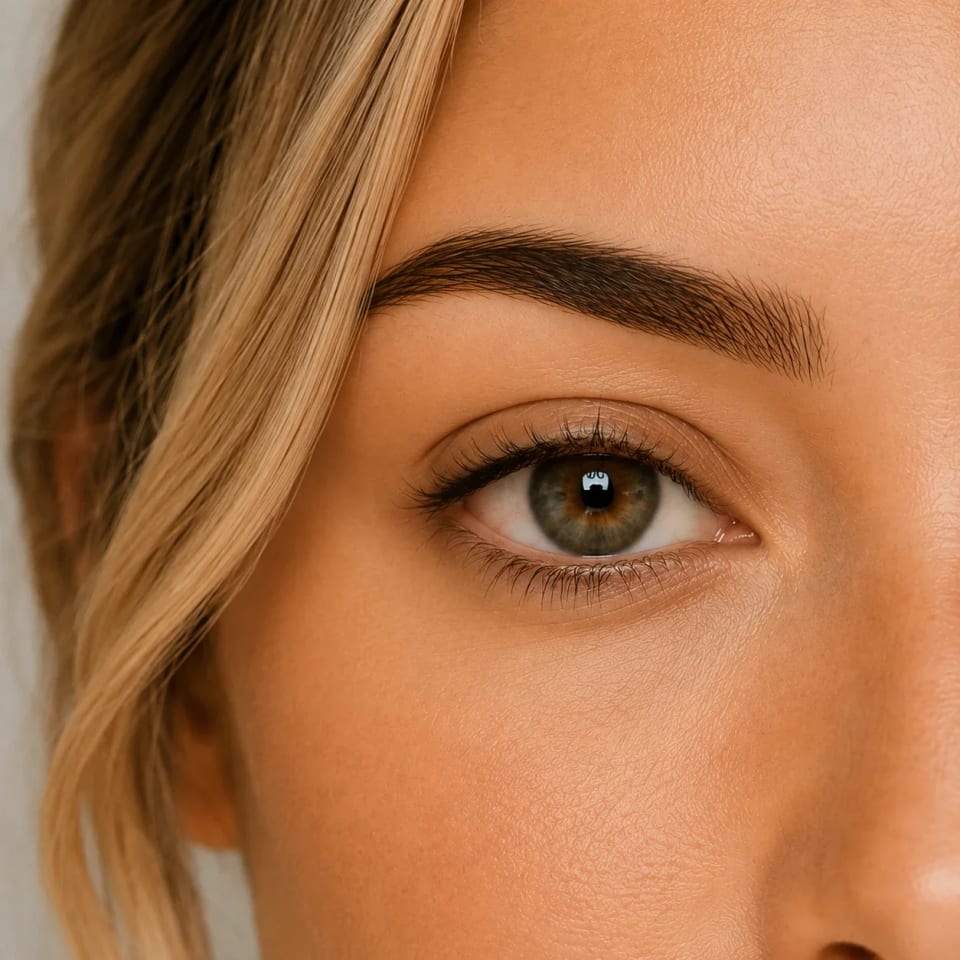 Oog zonder wimpers
